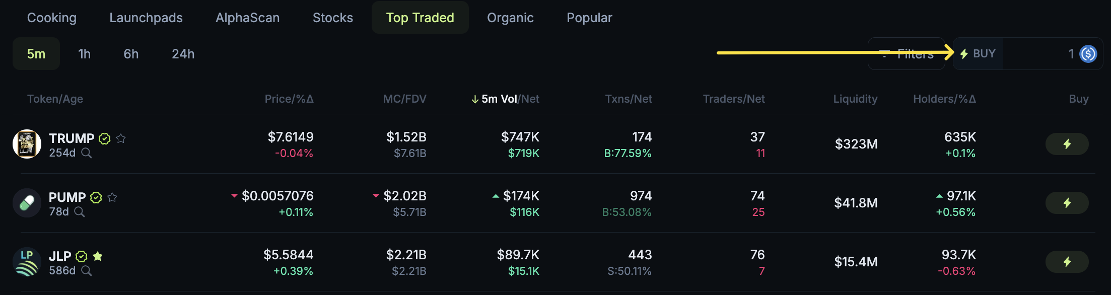 Does Jupiter support Quick Buy and Quick Swap? – Jupiter Exchange